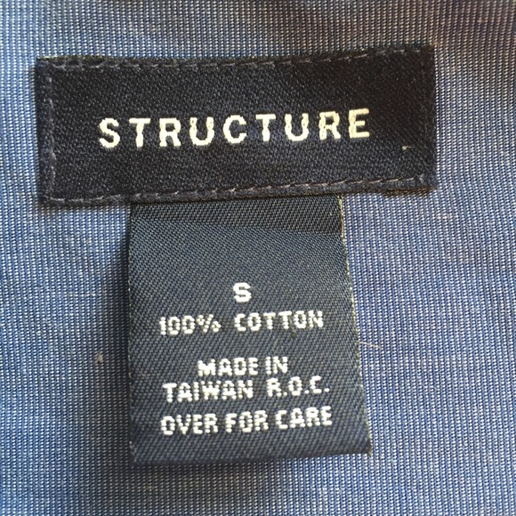 Structure Men’s Poplin Dress Shirt - Picture 4 of 8